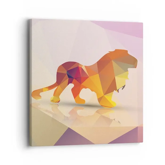 Cuadro sobre lienzo – Impresión de Imagen – El rey de los diamantes – 40×40 cm