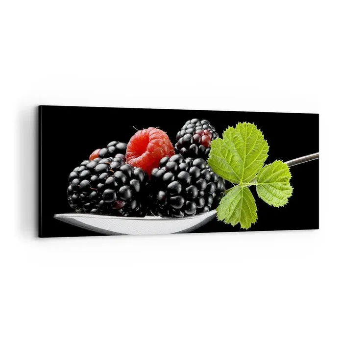 Cuadro sobre lienzo – Impresión de Imagen – El sabor de la frescura – 100×40 cm
