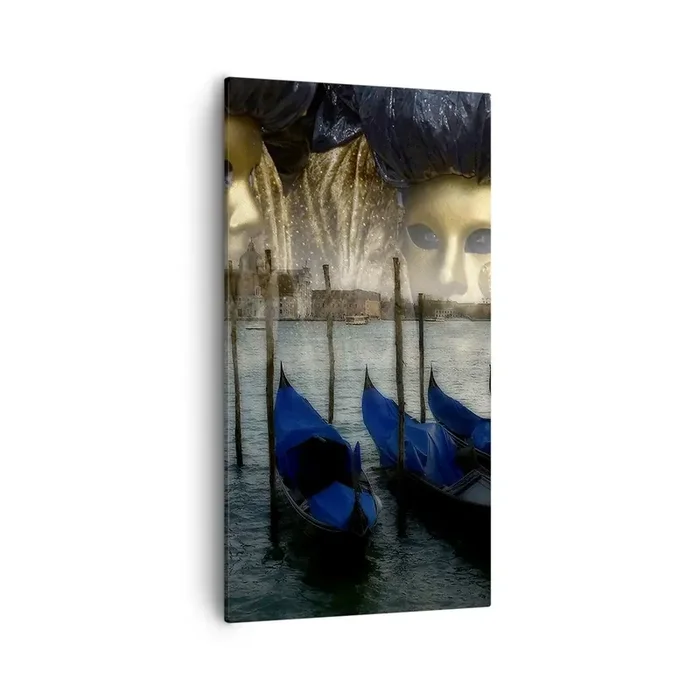 Cuadro sobre lienzo – Impresión de Imagen – El tiempo de carnaval ha comenzado – 55×100 cm