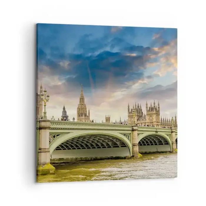Cuadro sobre lienzo – Impresión de Imagen – El tiempo se detuvo en el Imperio – 50×50 cm