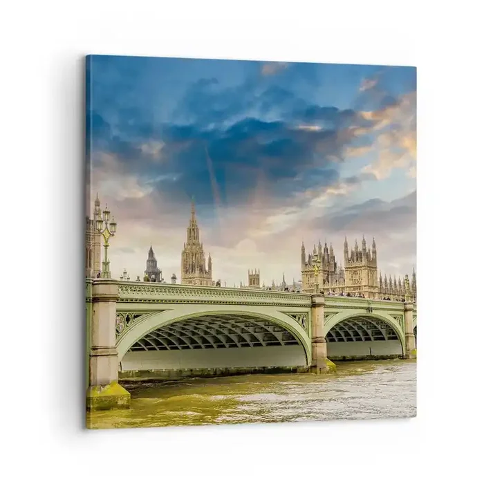 Cuadro sobre lienzo – Impresión de Imagen – El tiempo se detuvo en el Imperio – 60×60 cm