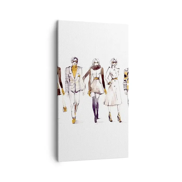 Cuadro sobre lienzo – Impresión de Imagen – Elegancia casual – 45×80 cm