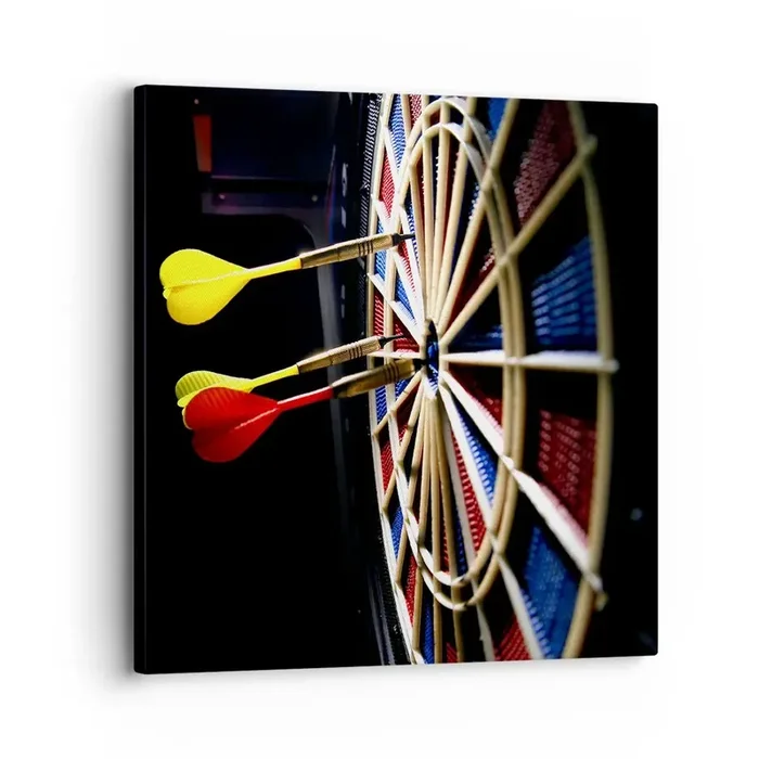 Cuadro sobre lienzo – Impresión de Imagen – En el blanco – 30×30 cm