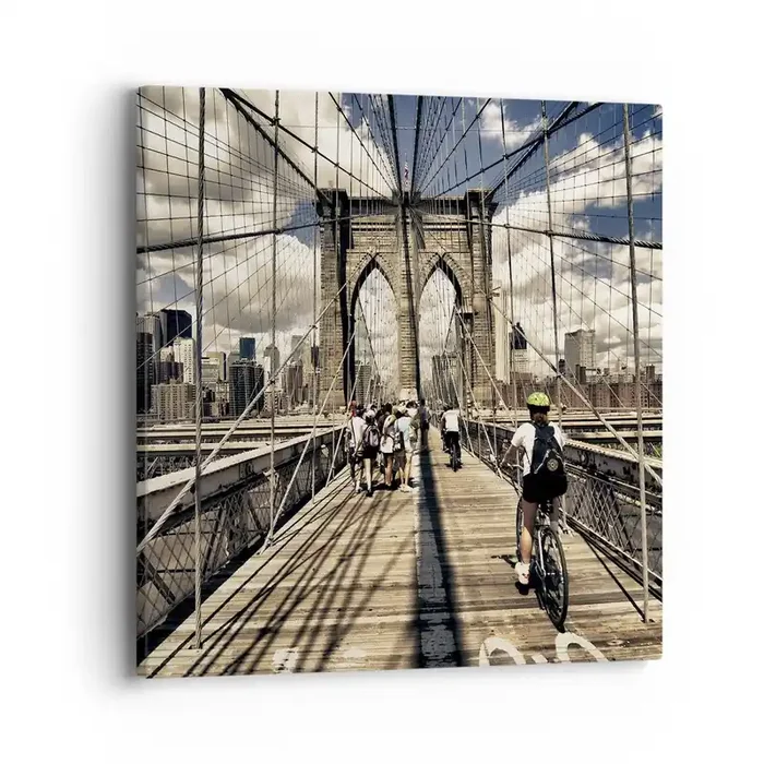 Cuadro sobre lienzo – Impresión de Imagen – En el corazón de la ciudad – 40×40 cm
