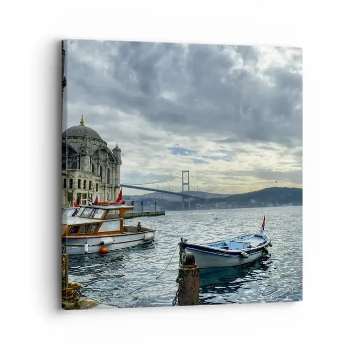 Cuadro sobre lienzo – Impresión de Imagen – En el límite del mundo – 30×30 cm