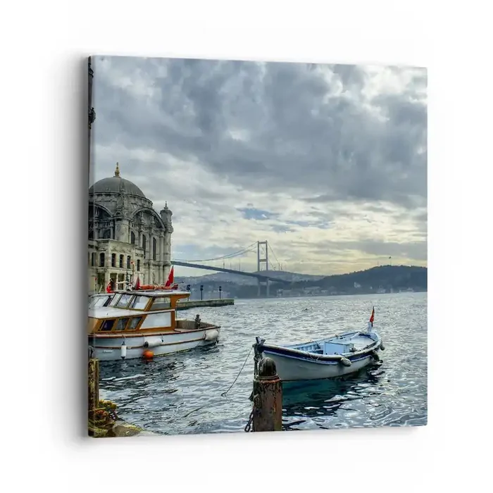 Cuadro sobre lienzo – Impresión de Imagen – En el límite del mundo – 40×40 cm