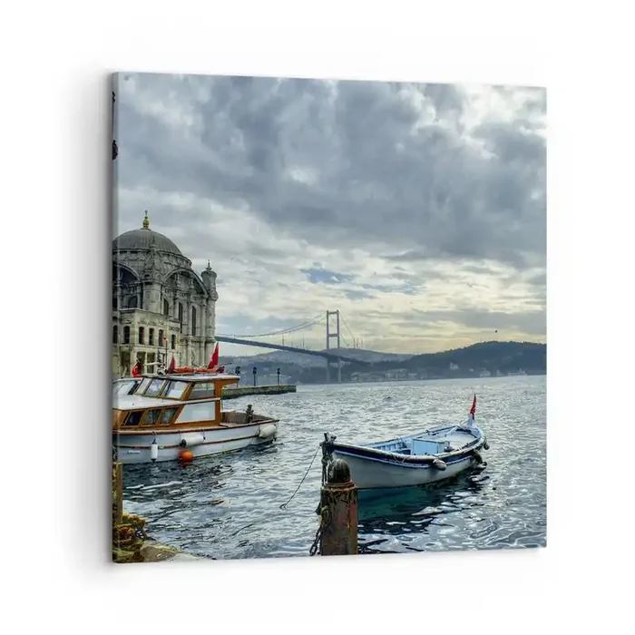 Cuadro sobre lienzo – Impresión de Imagen – En el límite del mundo – 50×50 cm