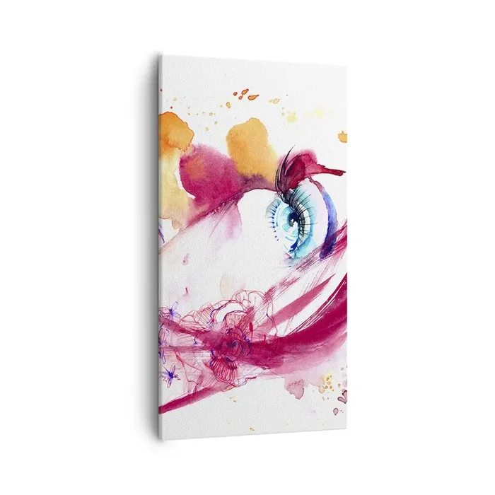 Cuadro sobre lienzo – Impresión de Imagen – En la cercanía el mundo florece – 55×100 cm