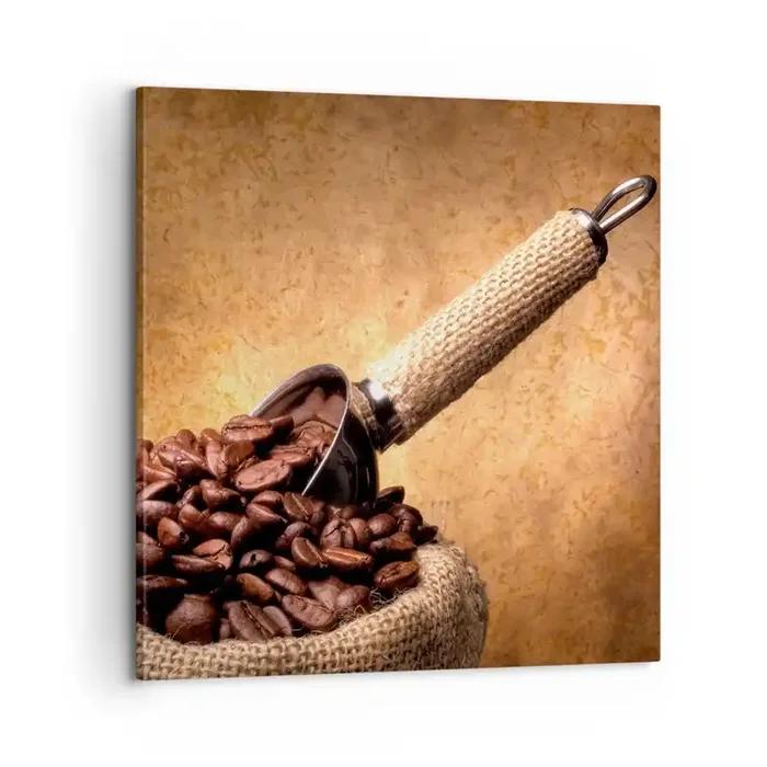 Cuadro sobre lienzo – Impresión de Imagen – En la fuente del sabor – 60×60 cm