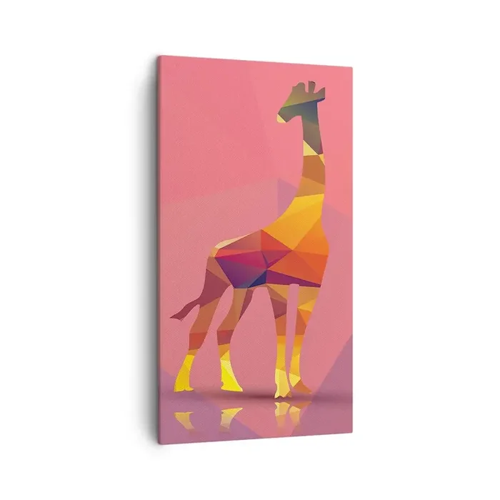 Cuadro sobre lienzo – Impresión de Imagen – En los colores de la sabana – 45×80 cm