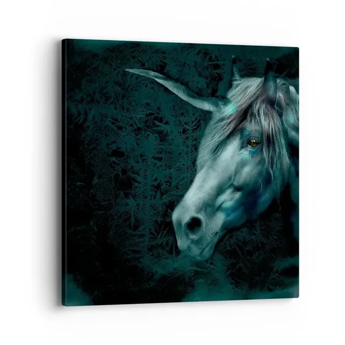 Cuadro sobre lienzo – Impresión de Imagen – En un bosque de cuento de hadas – 40×40 cm