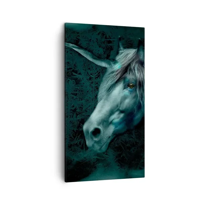 Cuadro sobre lienzo – Impresión de Imagen – En un bosque de cuento de hadas – 45×80 cm