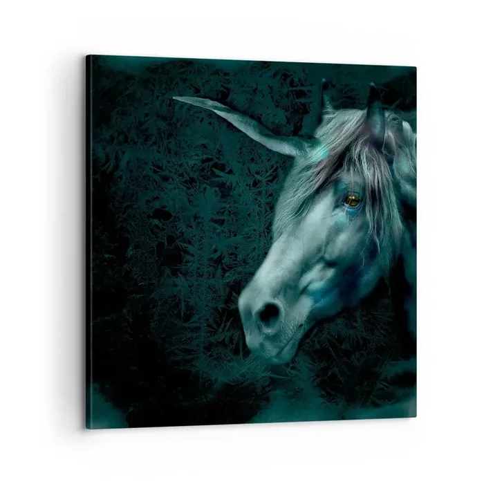 Cuadro sobre lienzo – Impresión de Imagen – En un bosque de cuento de hadas – 60×60 cm