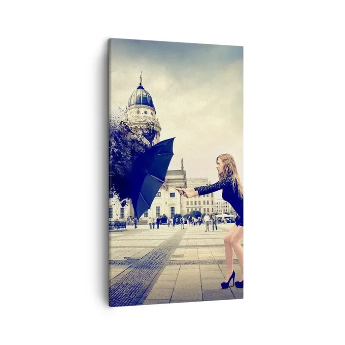 Cuadro sobre lienzo – Impresión de Imagen – Hay un viento tan… – 45×80 cm