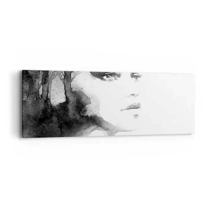 Cuadro sobre lienzo – Impresión de Imagen – Hecho de misterio y niebla – 90×30 cm