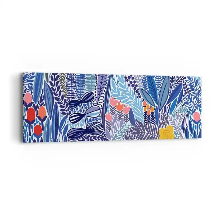 Cuadro sobre lienzo – Impresión de Imagen – Jardín hawaiano – 90×30 cm