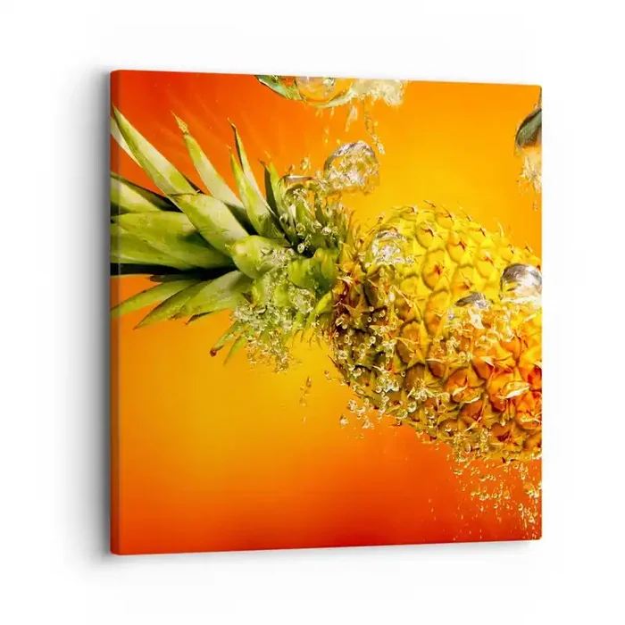 Cuadro sobre lienzo – Impresión de Imagen – Jugosa frescura tropical – 30×30 cm