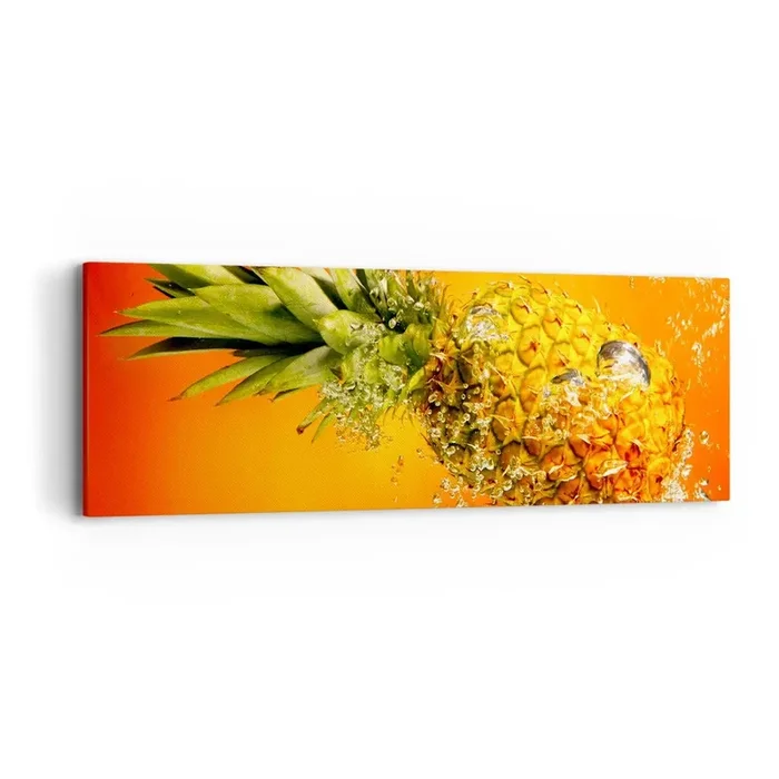 Cuadro sobre lienzo – Impresión de Imagen – Jugosa frescura tropical – 90×30 cm