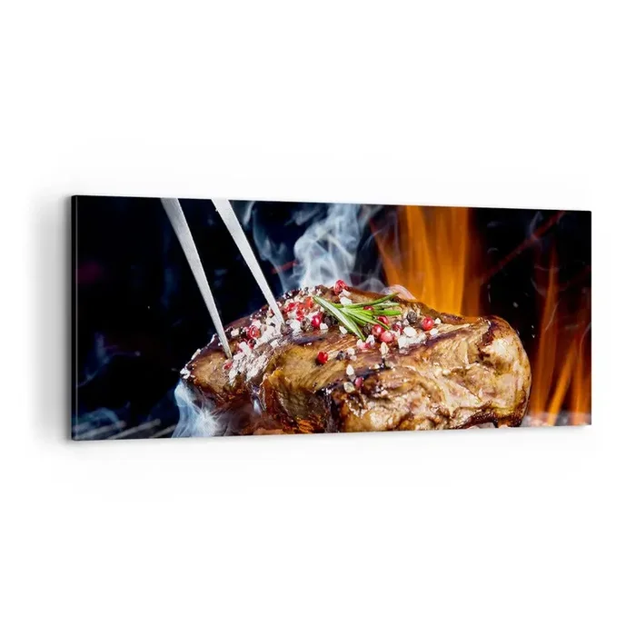 Cuadro sobre lienzo – Impresión de Imagen – Jugoso y fragante – 100×40 cm