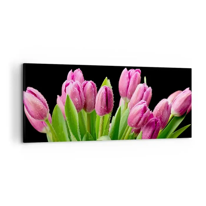 Cuadro sobre lienzo – Impresión de Imagen – La alegría de la primavera – 100×40 cm