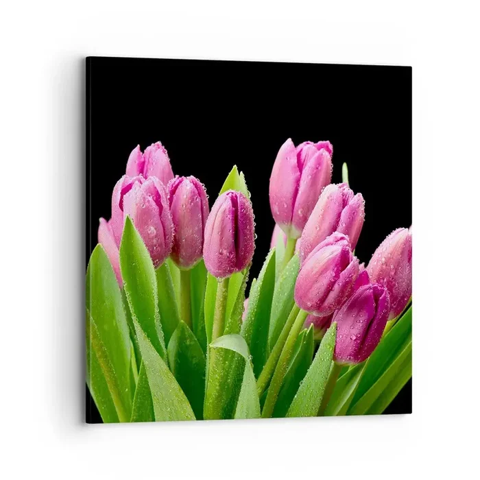 Cuadro sobre lienzo – Impresión de Imagen – La alegría de la primavera – 70×70 cm
