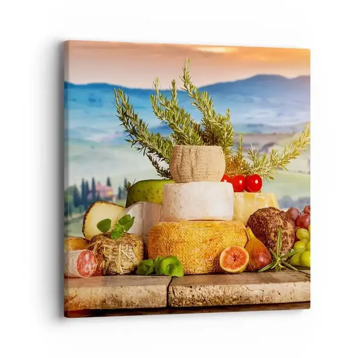 Cuadro sobre lienzo – Impresión de Imagen – La alegría de vivir italiana – 40×40 cm