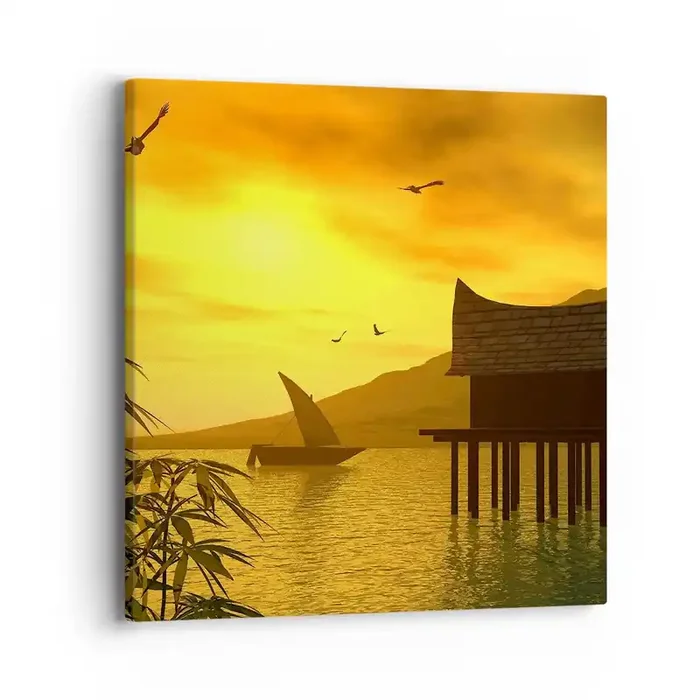 Cuadro sobre lienzo – Impresión de Imagen – La ansiada paz – 40×40 cm