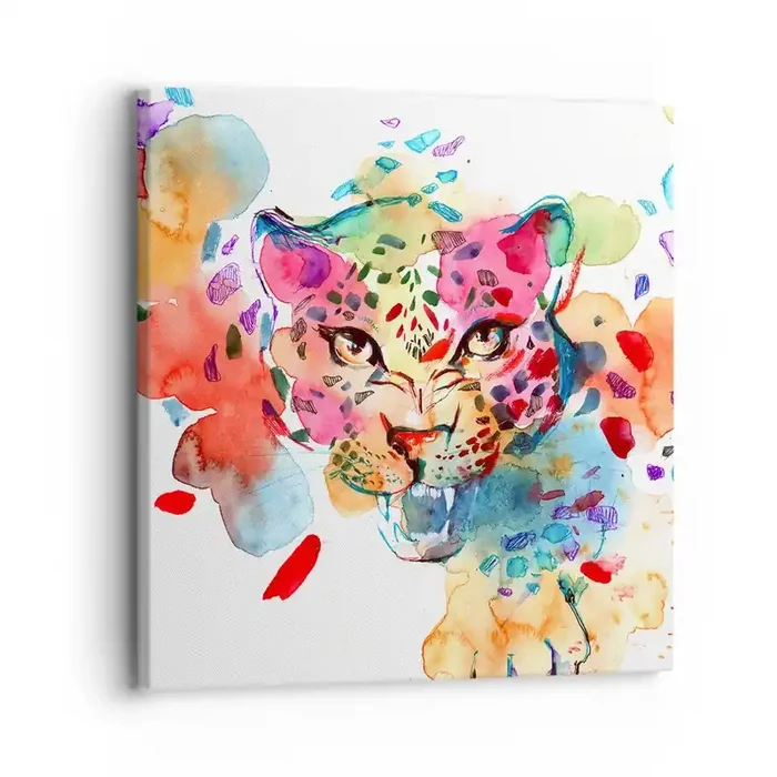 Cuadro sobre lienzo – Impresión de Imagen – La bella y la bestia – 30×30 cm
