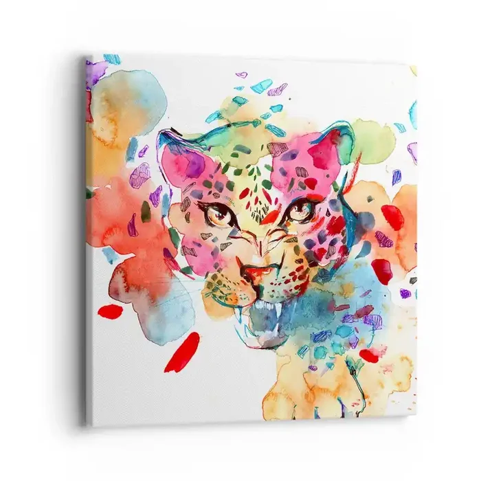 Cuadro sobre lienzo – Impresión de Imagen – La bella y la bestia – 40×40 cm