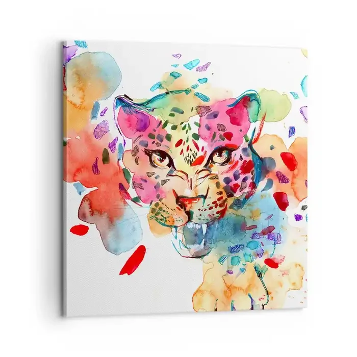 Cuadro sobre lienzo – Impresión de Imagen – La bella y la bestia – 60×60 cm