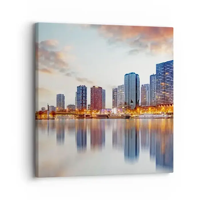 Cuadro sobre lienzo – Impresión de Imagen – La calma monumental de París – 30×30 cm