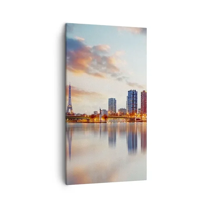 Cuadro sobre lienzo – Impresión de Imagen – La calma monumental de París – 45×80 cm