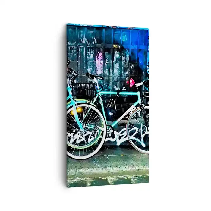 Cuadro sobre lienzo – Impresión de Imagen – La ciudad llama – 45×80 cm