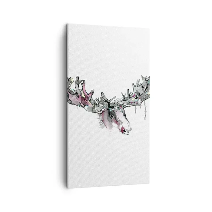 Cuadro sobre lienzo – Impresión de Imagen – La corona del rey del bosque – 45×80 cm