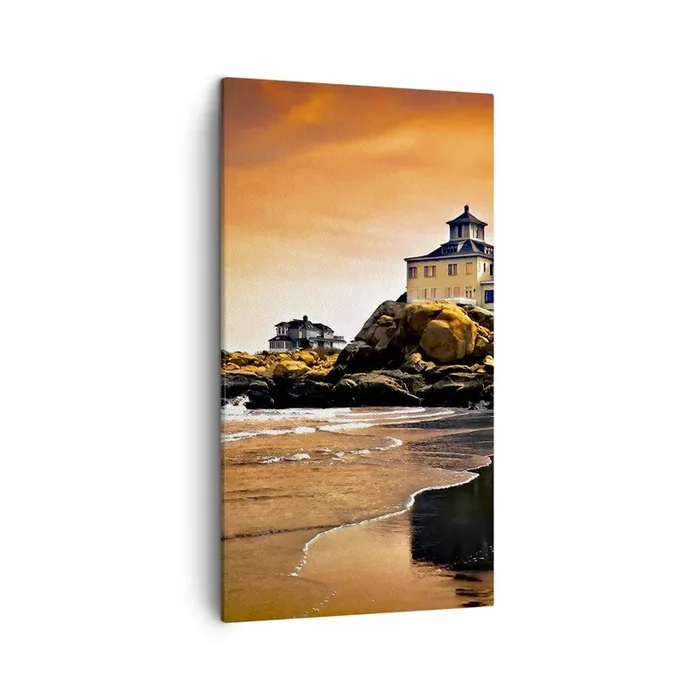 Cuadro sobre lienzo – Impresión de Imagen – La elegancia de la costa oeste – 45×80 cm