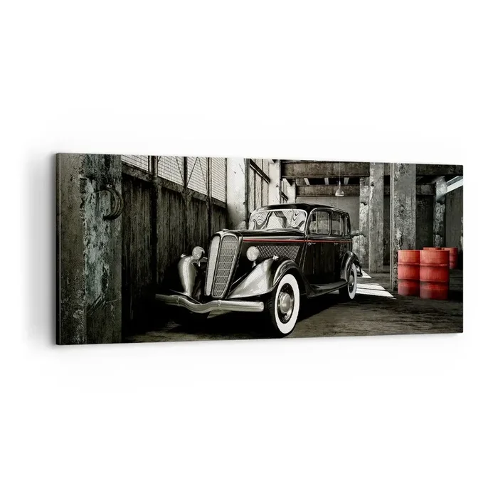 Cuadro sobre lienzo – Impresión de Imagen – La elegancia perdurable de los años 30. – 100×40 cm