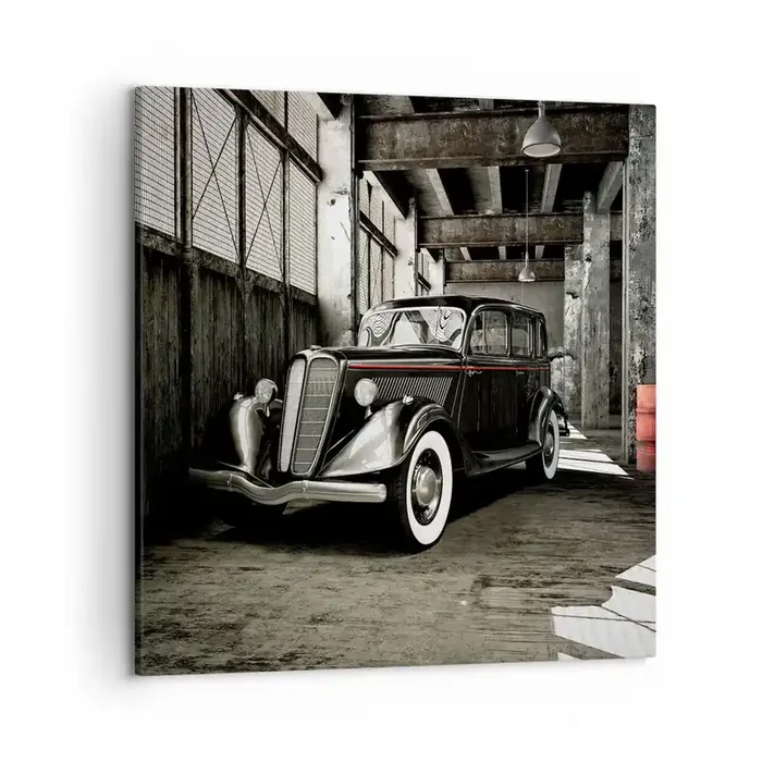 Cuadro sobre lienzo – Impresión de Imagen – La elegancia perdurable de los años 30. – 50×50 cm