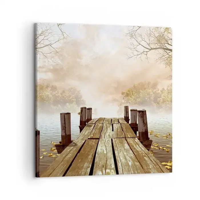 Cuadro sobre lienzo – Impresión de Imagen – La leve tristeza del otoño – 60×60 cm