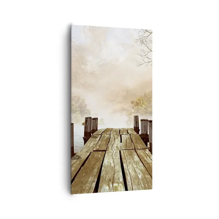Cuadro sobre lienzo – Impresión de Imagen – La leve tristeza del otoño – 65×120 cm