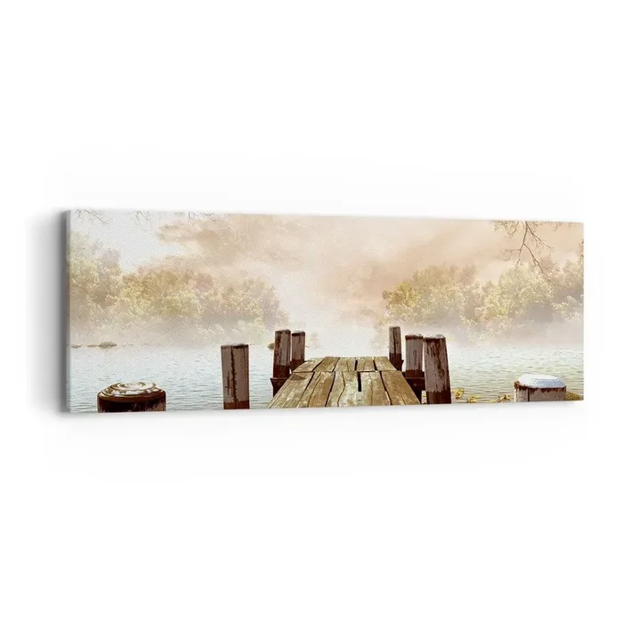 Cuadro sobre lienzo – Impresión de Imagen – La leve tristeza del otoño – 90×30 cm