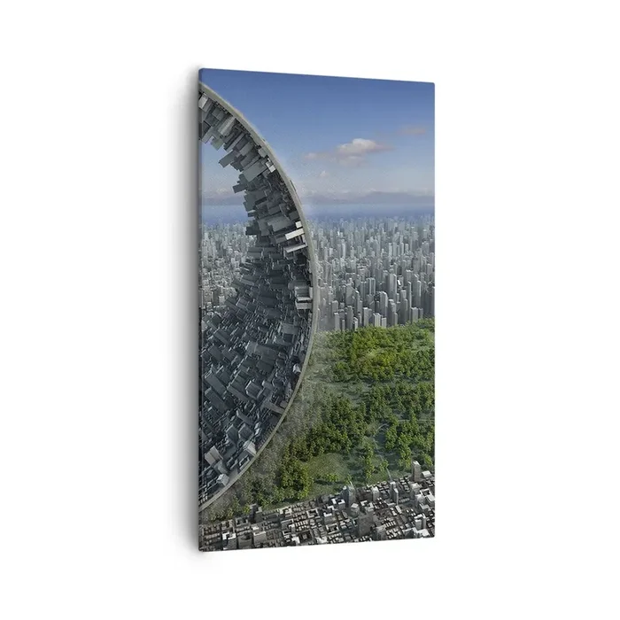 Cuadro sobre lienzo – Impresión de Imagen – La naturaleza es eterna – 55×100 cm