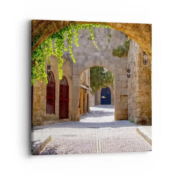 Cuadro sobre lienzo – Impresión de Imagen – La procesión está a punto de aparecer. – 40×40 cm