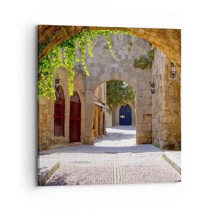 Cuadro sobre lienzo – Impresión de Imagen – La procesión está a punto de aparecer. – 70×70 cm