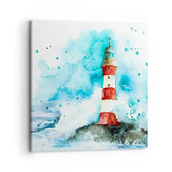 Cuadro sobre lienzo – Impresión de Imagen – La unidad de los elementos – 70×70 cm