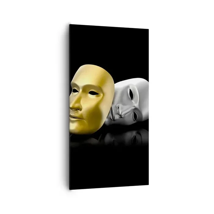 Cuadro sobre lienzo – Impresión de Imagen – La vida es un teatro – 65×120 cm