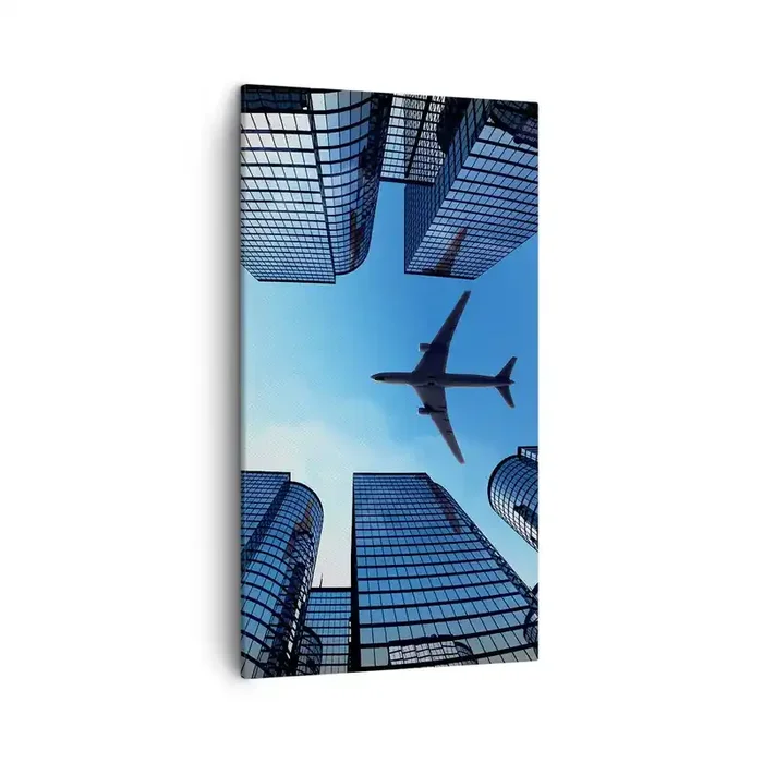Cuadro sobre lienzo – Impresión de Imagen – La vista desde el abismo de cristal – 45×80 cm
