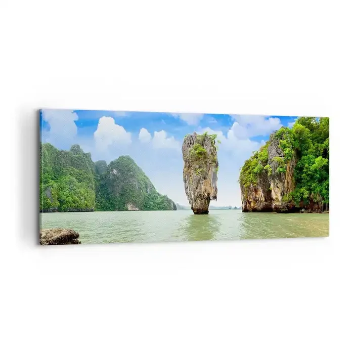 Cuadro sobre lienzo – Impresión de Imagen – Las maravillas rocosas de la naturaleza – 100×40 cm