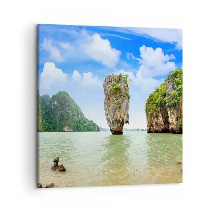 Cuadro sobre lienzo – Impresión de Imagen – Las maravillas rocosas de la naturaleza – 50×50 cm