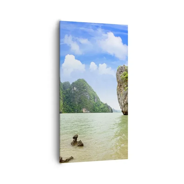 Cuadro sobre lienzo – Impresión de Imagen – Las maravillas rocosas de la naturaleza – 65×120 cm