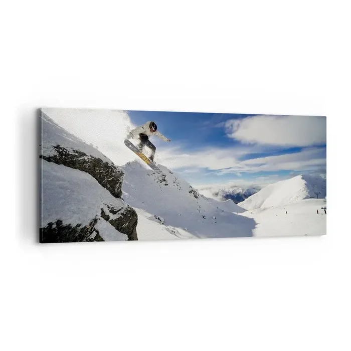 Cuadro sobre lienzo – Impresión de Imagen – Libertad sin fronteras – 100×40 cm